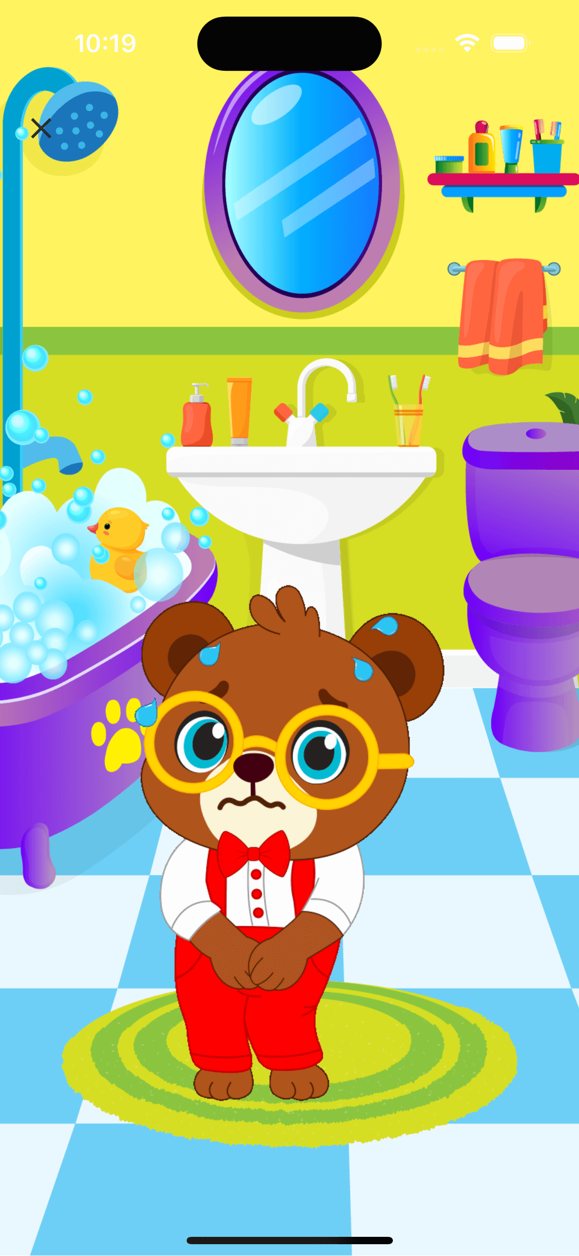 Ayıcığına Banyo Yaptır 🛁