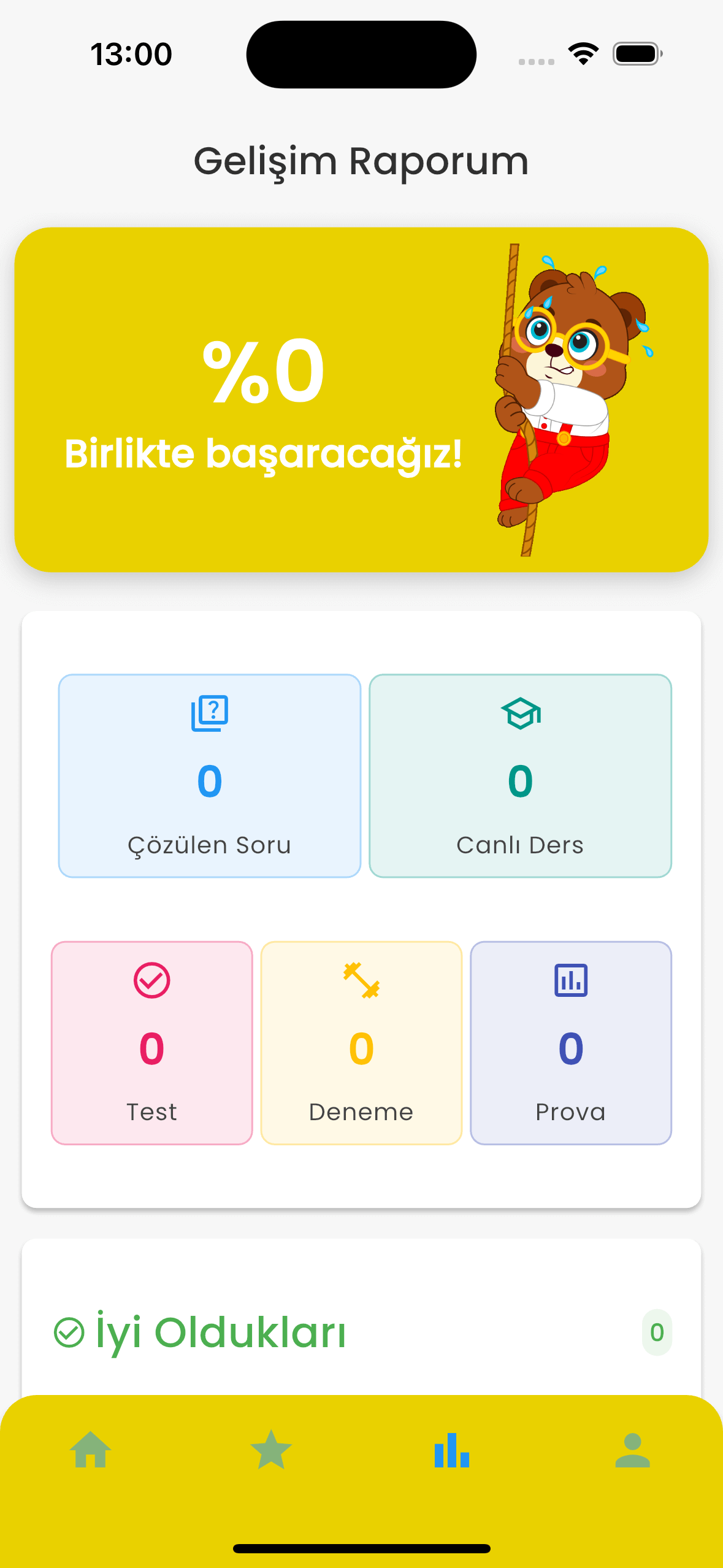 Gelişim Raporunu İncele 📊