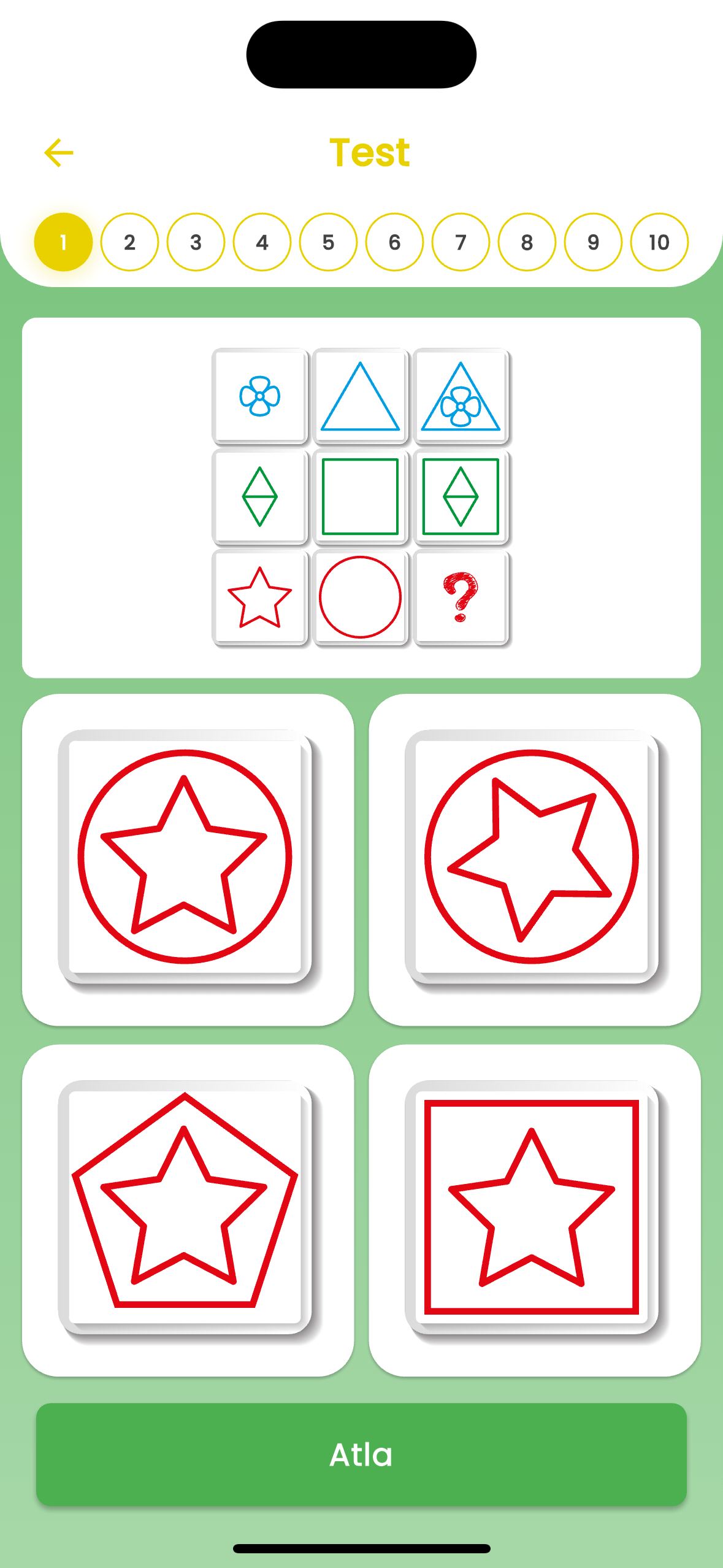 BİLSEM Formatında Testler 📝